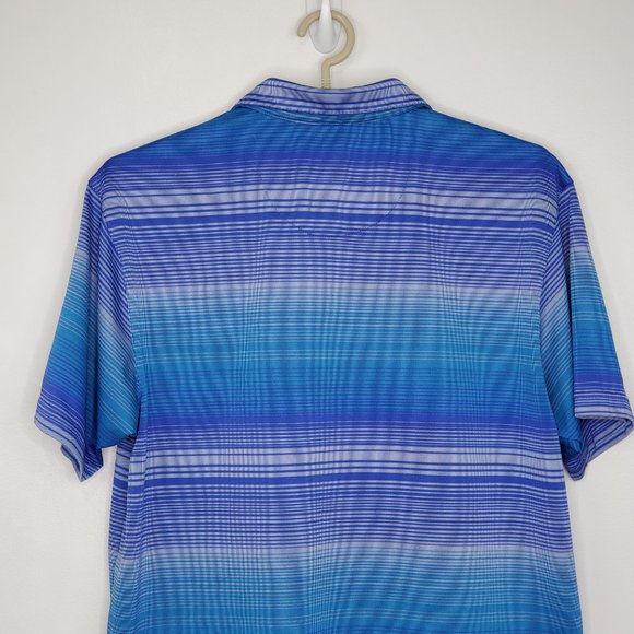 PGA Tour Men's Striped Golf Golfing Polo Shirt Size Size L - Picture 6 of 11
